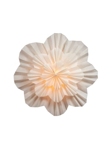 Sterntaler Dekostern | Weihnachtsstern Papier | Faltstern | Weiß | 45cm | Innen |