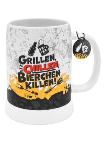 Sheepworld Nonbook - Bierkrug Motiv "Grillen"