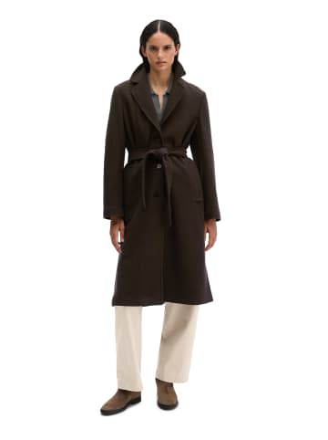 Marc O'Polo Wollmantel slim in Burnt Coffee