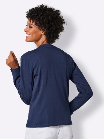 creation L Modal-Baumwoll-Shirtjacke in marine
