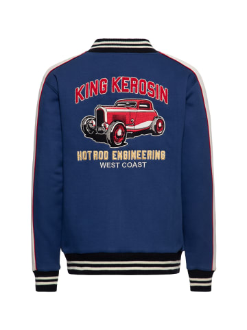 King Kerosin King Kerosin Collegejacke Hot Rod Engineering West Coast in dunkelblau