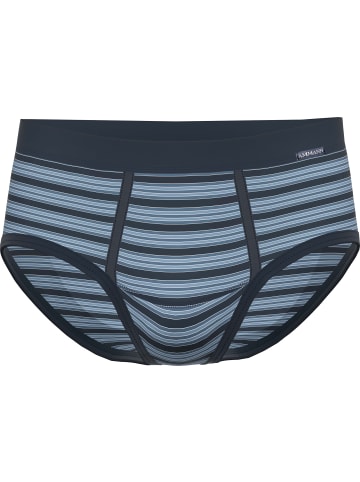 Ammann Baumwolle, Feinripp Bio Slip in marine