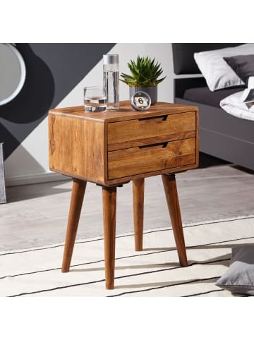 KADIMA DESIGN Nachtkonsole 47 x 66 x 36 cm WL5.578 Sheesham Nachttisch