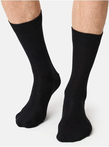 NUR DER Basicsocken Baumwolle Business in Schwarz