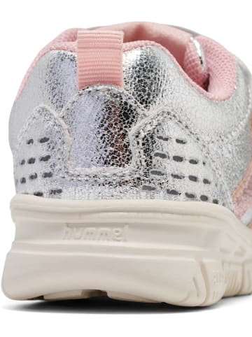 Hummel Kinder Sneaker "Crosslite Glitter Infant" in Silber