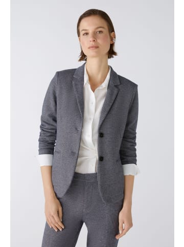 Oui Blazer Heavy  Jersey in grey blue