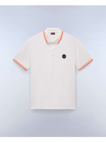 Napapijri Polo "E-Macas Ss 1" in Weiß