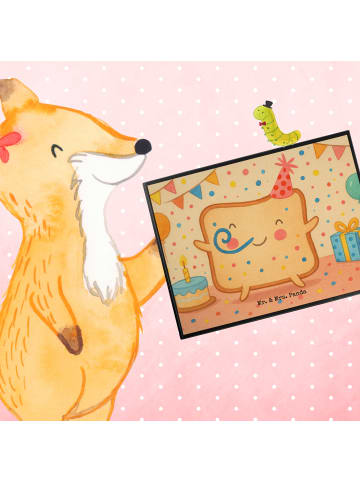 Mr. & Mrs. Panda Tischunterlage Toast Party Design ohne Spruch in Weiß