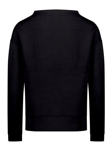 Betty Barclay Sweatshirt mit Stehkragen in Schwarz