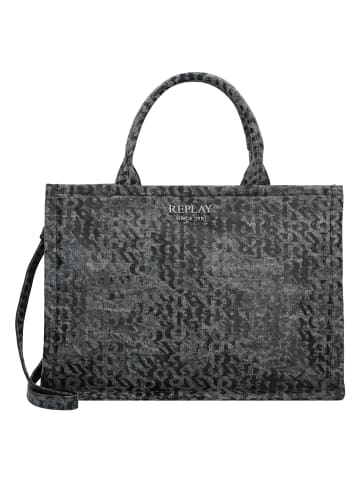 Replay Shopper Tasche 40 cm in washed black