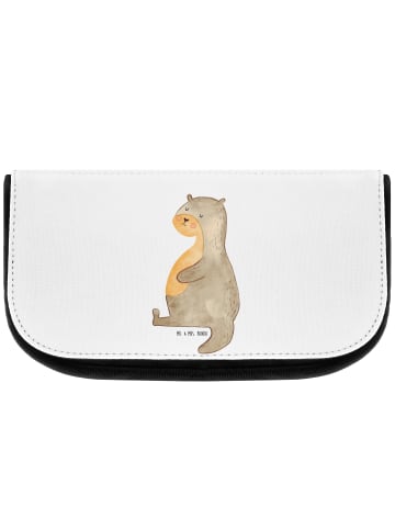 Mr. & Mrs. Panda Schminktasche Otter Bauch ohne Spruch in Weiß