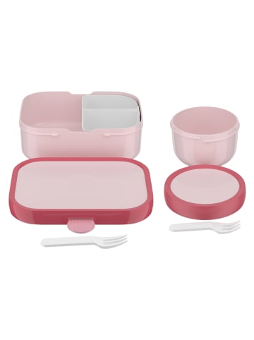 Mepal 2er Set Obst- und Bentobox Campus (2025) in 300 & 750 ml in Cool Pink