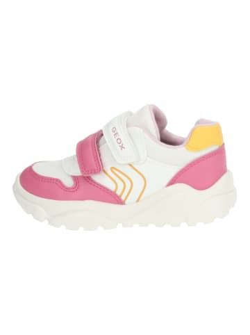 Geox Sneaker in Weiß/Pink