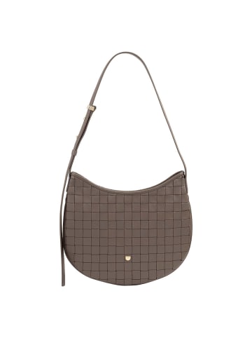 DuDu Hispani Schultertasche Leder 32 cm taupe