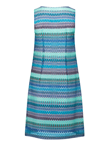 Betty Barclay Etuikleid ohne Arm in Blau/Grün