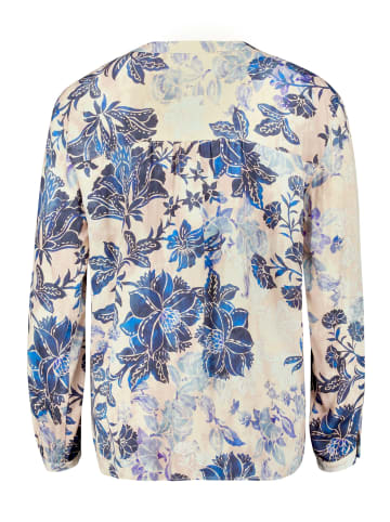 Betty Barclay Schlupfbluse mit Blumenprint in Beige/Blau