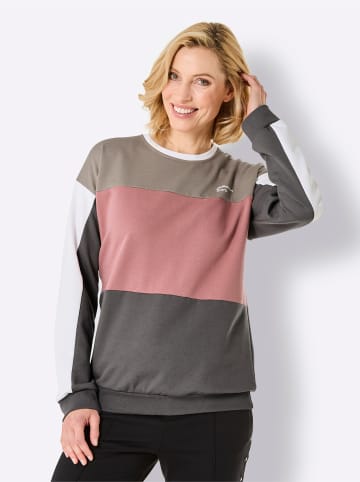 WITT WEIDEN Sweatshirt in anthrazit-rosenholz