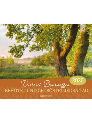 BRUNNEN Kalender - Behütet und getröstet jeden Tag 2026