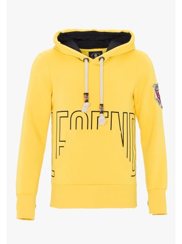 PLUS EIGHTEEN Herren Kapuzenpullover in Gelb