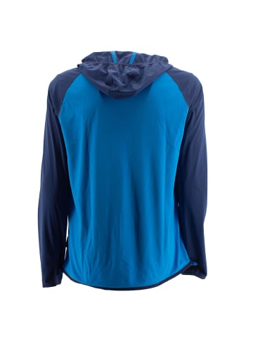 Jack Wolfskin Sweatjacke Hydro Hooded Light in Blau