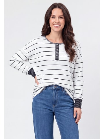 usha BLUE LABEL Women Sweater in White Stripes