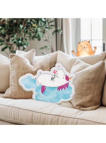 Mr. & Mrs. Panda Kuschelkissen Einhorn Verliebt ohne Spruch in Weiß