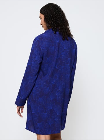 Triumph Nachthemd Boyfriend Fit in BLUE - DARK COMBINATION