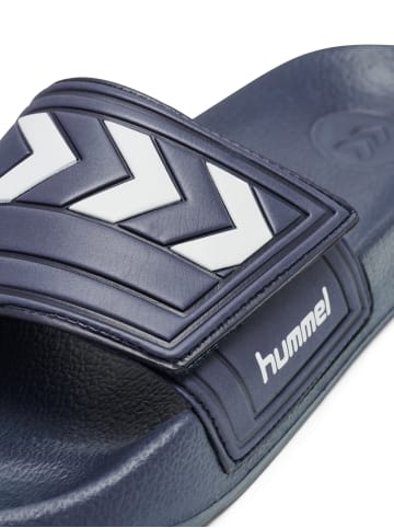 Hummel Hummel Badelatschen Larsen Slipper Lebensstil Erwachsene in DRESS BLUE/WHITE