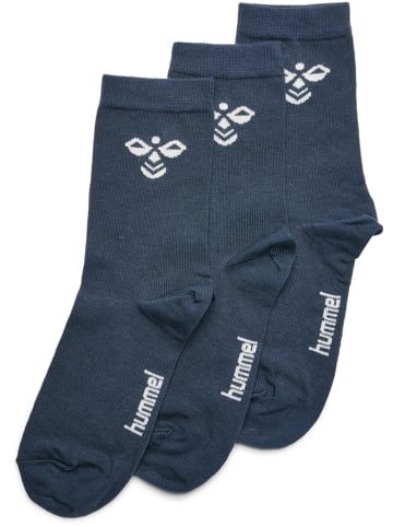 Hummel Hummel Long Socken Sutton 3-Pack Kinder in BLUE NIGHTS