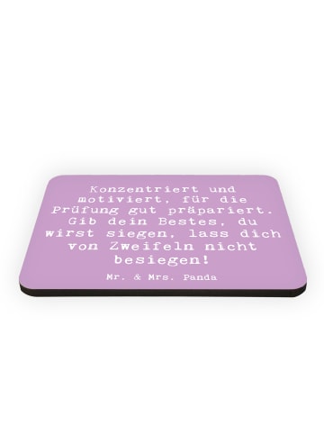 Mr. & Mrs. Panda Magnet Spruch Prüfungen bestehen mit Spruch in Lavendeltraum