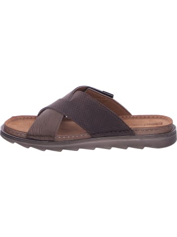 Fischer Markenschuh Pantolette in braun