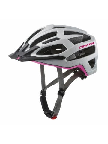 Cratoni MTB Fahrradhelm C-Flash in grau/pink matt