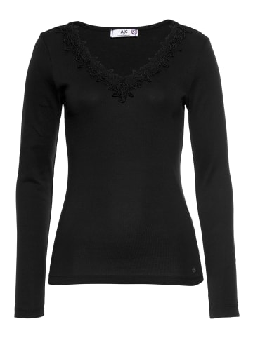 AJC Langarmshirt in schwarz