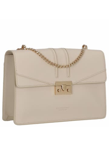 Seidenfelt Roros Big - Schultertasche 28 cm (oxblood/gold) in tofu beige