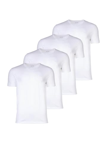 BOSS T-Shirt 4er Pack in Weiß