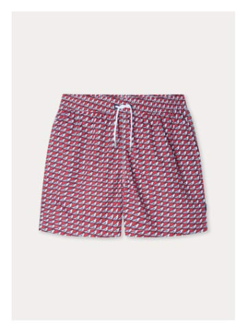 Hackett London Badeshorts in Rot