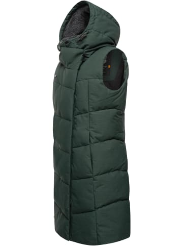 ragwear Steppweste Pavla Vest in Dark Green23