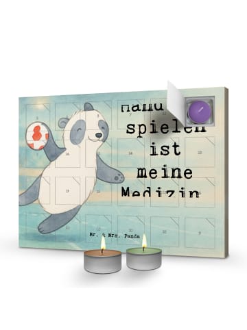 Mr. & Mrs. Panda adventskalender kerzen Panda Handball spielen D... in Weiß