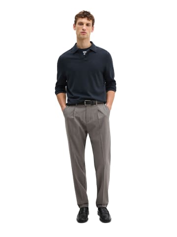 Marc O'Polo Strick-Poloshirt regular in Dark Navy