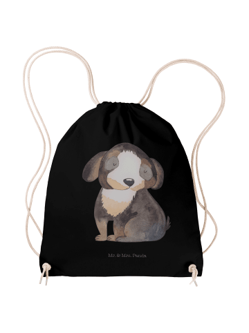Mr. & Mrs. Panda wander rucksack Hund Entspannen ohne Spruch in Schwarz