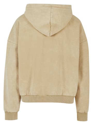 Urban Classics Zip-Kapuzenpullover in unionbeige