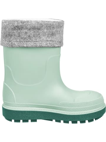 Playshoes Kinder Stiefel "Regenstiefel Mit Futter" in Grün