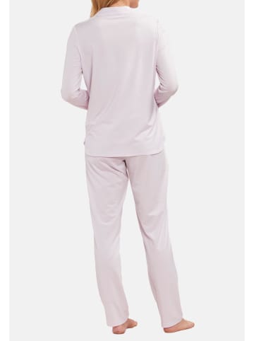 Féraud Pyjama mit Knopfleiste Basic in New Rose