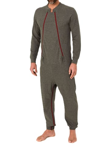 NORMANN Pflegeoverall langarm Reissverschluss Vorne - 88423 in anthrazit