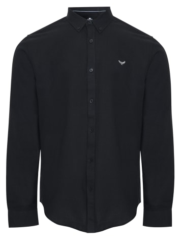 Threadbare Langarmhemd Beacon in Black