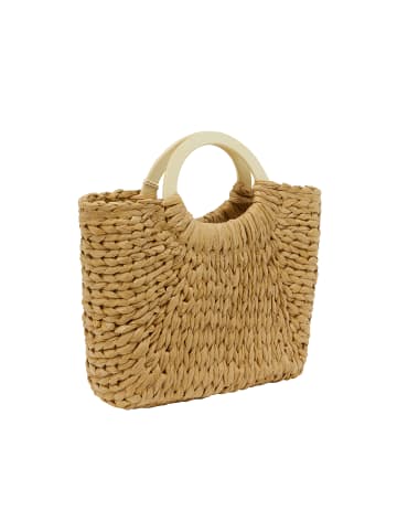 IZIA Women Handbag in dark beige