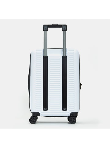 Mandarina Duck Tank Case 4 Rollen Kabinentrolley S 55 cm mit Dehnfalte in optical white