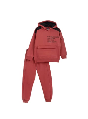 SOLANG Freizeitanzug in Rotbraun