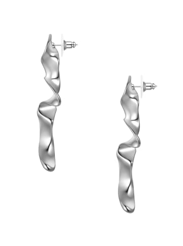 Yokoamii Ohrhänger aus Metall-Legierung in silber