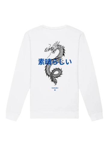 F4NT4STIC Unisex Sweatshirt Drache Japan in weiß